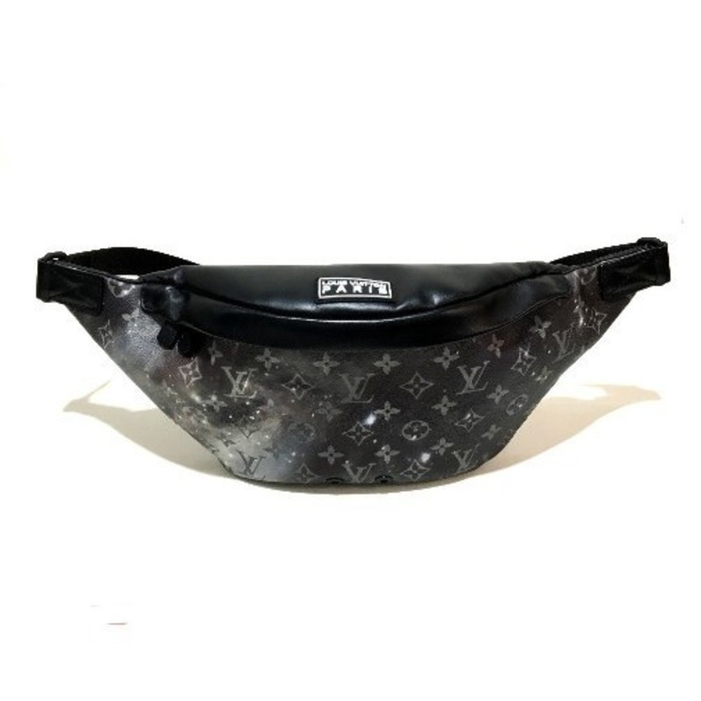 Louis Vuitton Monogram Galaxy Discovery Body Bag Silver Black